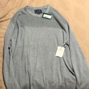Light Blue linen sweater XXL